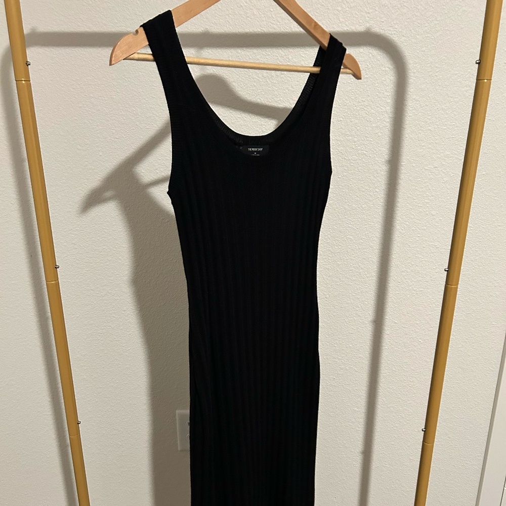 The Work Shop small black knit dress